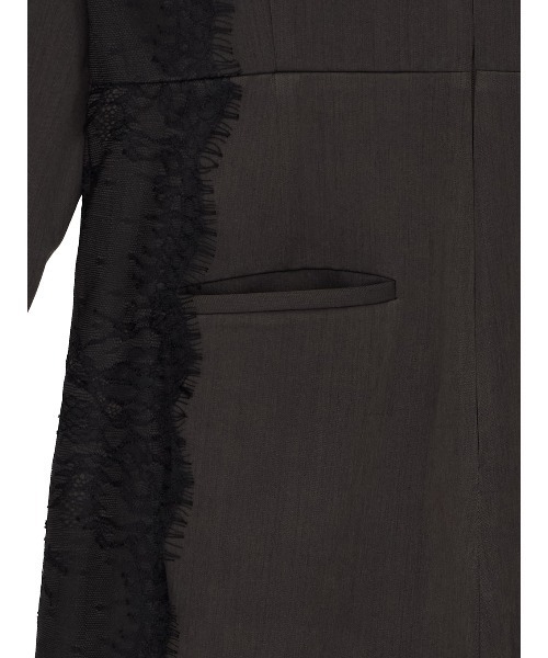 Ameri(アメリ)の「UND TAKE ON LACE ROMPERS(パンツドレス・レディース・ライム/ブラウン/チャコールグレー・TL/MEDIUM/SMALL/X-SMALL)」の12枚目の写真