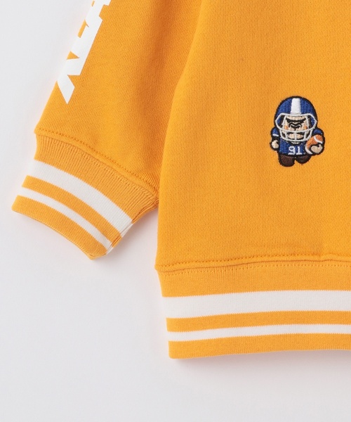 XLARGE KIDS(エクストララージキッズ)の「【残り赤80cmのみ!】スポーツファニーゴリラ刺しゅうトレーナー(スウェット・キッズ・イエロー/レッド/ネイビー・90cm/80cm/140cm/130cm/110cm/120cm/100cm)」の12枚目の写真
