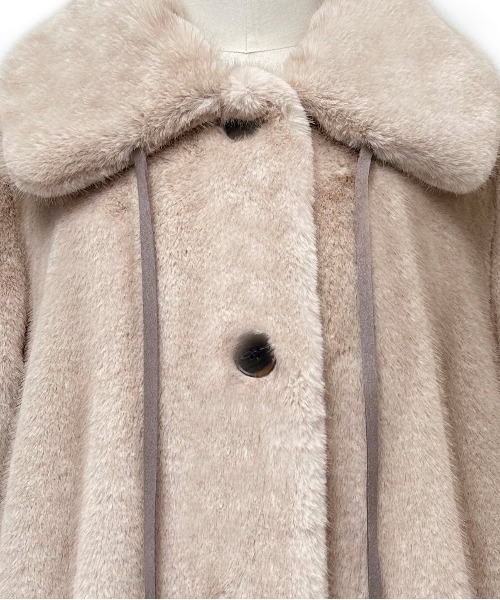 フラッフィー シンセティック ファー コート ｜ アウター / ファー