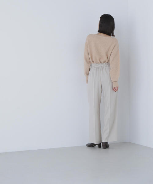 NATURAL BEAUTY BASIC(ナチュラルビューティーベーシック)の「◇スパンコールフェザーラメニット(ニット/セーター・レディース・オレンジ/ライトグリーン/グレー・FREE)」の7枚目の写真