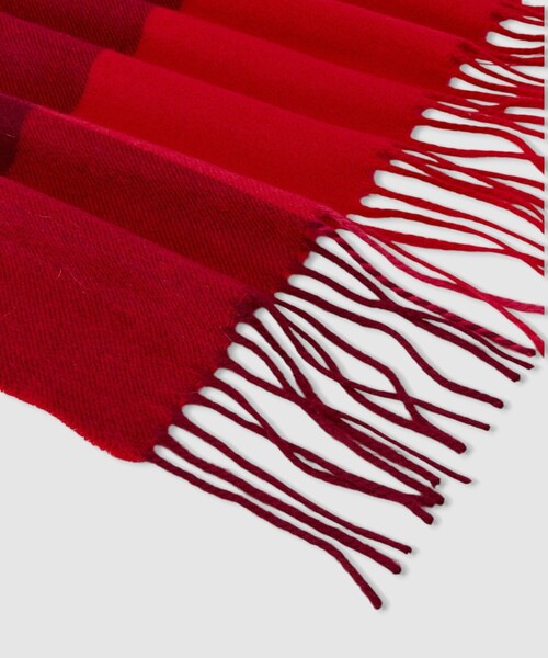 ANAYI（アナイ）の「パネルチェックカシミヤストール（ストール/ショール・レディース・レッド系その他/ベージュ系その他・FREE）」の16枚目の写真