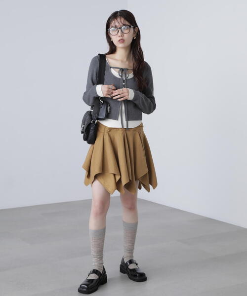 FREE'S MART(フリーズマート)の「◆イレヘムギャザーミニスカート(スカート・レディース・ベージュ/ブラウン系その他・SMALL/MEDIUM)」の8枚目の写真