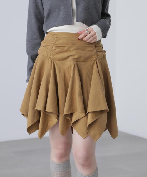 FREE'S MART(フリーズマート)の「◆イレヘムギャザーミニスカート(スカート・レディース・ベージュ/ブラウン系その他・SMALL/MEDIUM)」の10枚目の写真