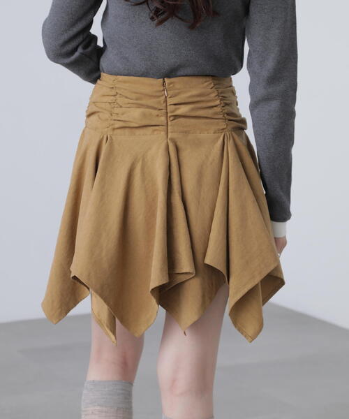 FREE'S MART(フリーズマート)の「◆イレヘムギャザーミニスカート(スカート・レディース・ベージュ/ブラウン系その他・SMALL/MEDIUM)」の12枚目の写真