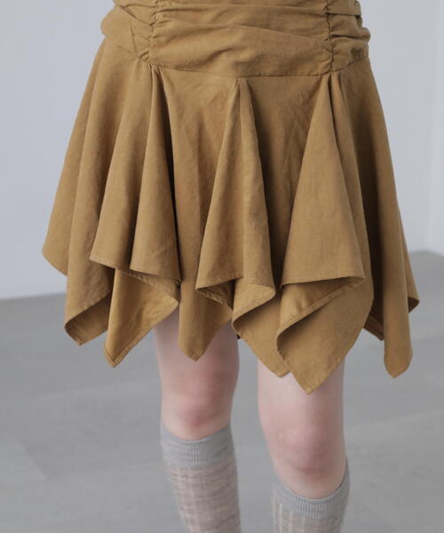 FREE'S MART(フリーズマート)の「◆イレヘムギャザーミニスカート(スカート・レディース・ベージュ/ブラウン系その他・SMALL/MEDIUM)」の14枚目の写真