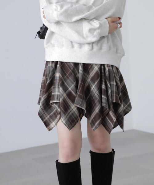 FREE'S MART(フリーズマート)の「◆イレヘムギャザーミニスカート(スカート・レディース・ベージュ/ブラウン系その他・SMALL/MEDIUM)」の22枚目の写真