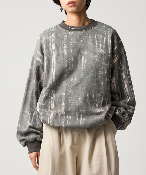 CITEN(シテン)の「<CITEN>ツリーカモロゴスウェット(スウェット・メンズ・ダークグレー・M/L)」の19枚目の写真