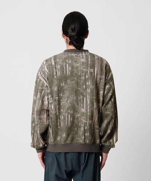 CITEN(シテン)の「<CITEN>ツリーカモロゴスウェット(スウェット・メンズ・ダークグレー・M/L)」の6枚目の写真