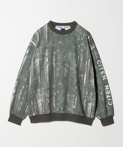 CITEN(シテン)の「<CITEN>ツリーカモロゴスウェット(スウェット・メンズ・ダークグレー・M/L)」の7枚目の写真