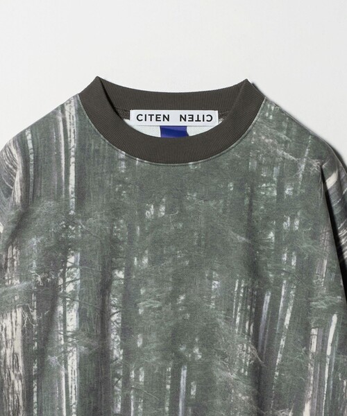 CITEN(シテン)の「<CITEN>ツリーカモロゴスウェット(スウェット・メンズ・ダークグレー・M/L)」の9枚目の写真