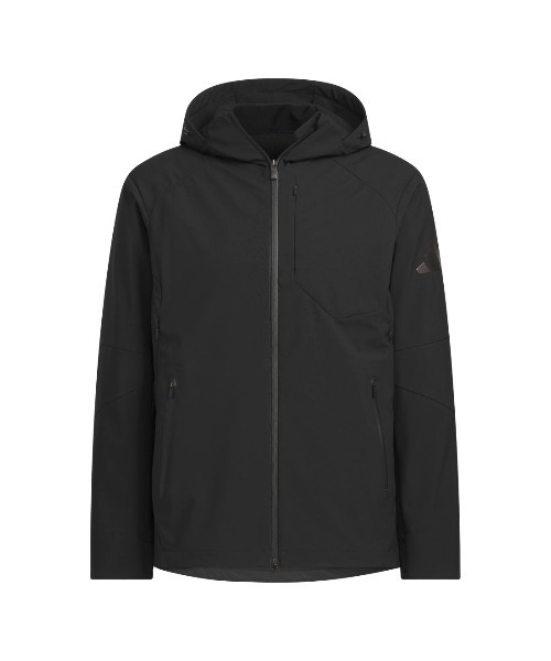 adidas(アディダス)の「アディダス adidas プレミアム スポーツ 圧着加工フリースウーブン フードジャケット(マウンテンパーカー・メンズ・ダークグリーン/チャコールグレー/ブラック・M/L/LL)」の17枚目の写真