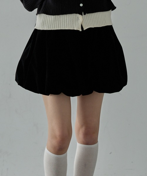 セール】ベロアバルーンスカート（スカート）｜Nadana（ナダナ）の