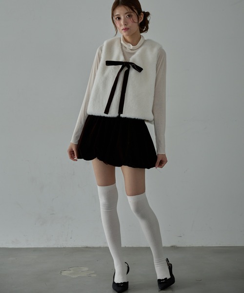 セール】ベロアバルーンスカート（スカート）｜Nadana（ナダナ）の