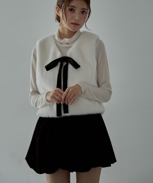 セール】ベロアバルーンスカート（スカート）｜Nadana（ナダナ）の