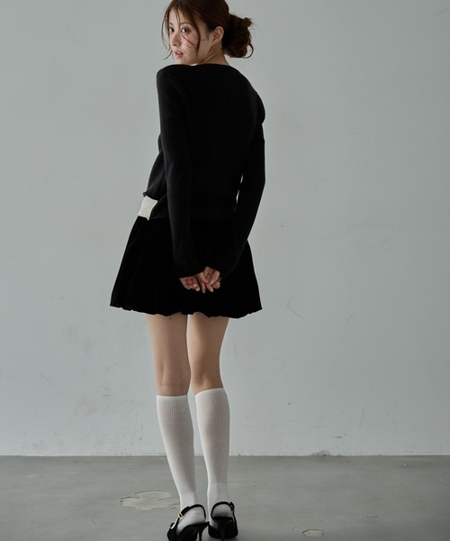 Nadana（ナダナ）の「ベロアバルーンスカート（スカート・レディース・ブラック/ブラウン・FREE）」の15枚目の写真