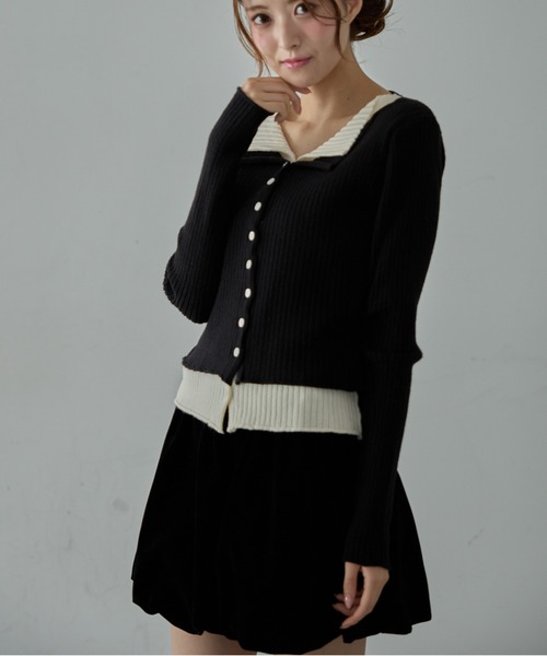 Nadana（ナダナ）の「ベロアバルーンスカート（スカート・レディース・ブラック/ブラウン・FREE）」の18枚目の写真