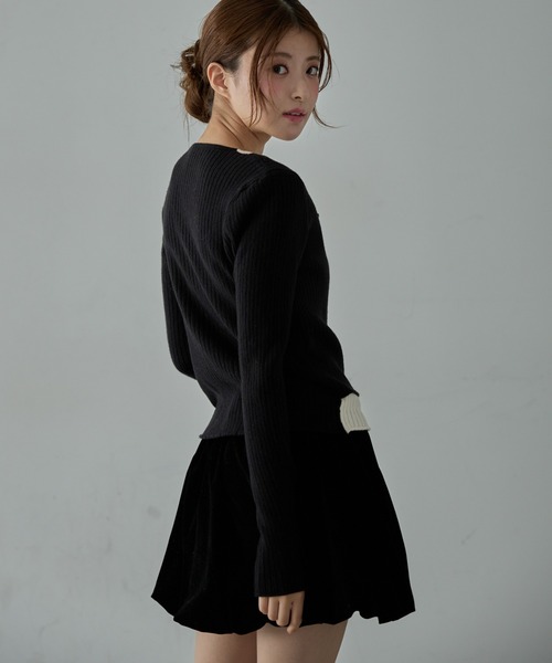 Nadana（ナダナ）の「ベロアバルーンスカート（スカート・レディース・ブラック/ブラウン・FREE）」の21枚目の写真