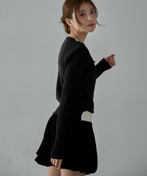 Nadana（ナダナ）の「ベロアバルーンスカート（スカート・レディース・ブラック/ブラウン・FREE）」の22枚目の写真