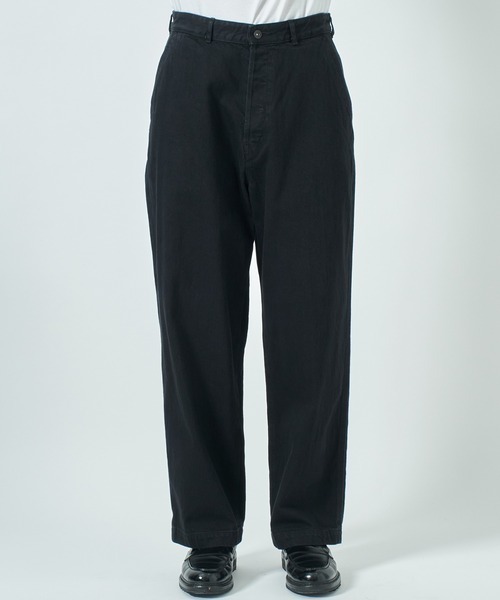 marka（マーカ）の「【MARKA/マーカ】別注 DENIM MILITARY PANTS（デニムパンツ・メンズ・ブラック・1/2）」の3枚目の写真