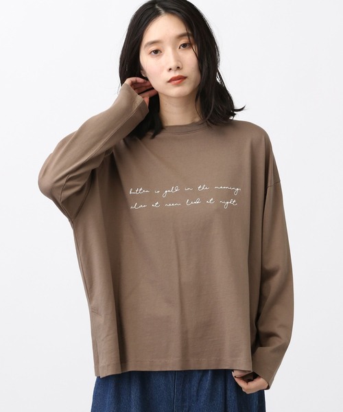 studio CLIP（スタディオクリップ）の「《natural by clip》アソートプリントロングTシャツ（Tシャツ/カットソー・レディース・その他4/その他1/その他2/その他3/その他5・FREE）」の6枚目の写真