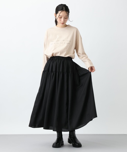 studio CLIP（スタディオクリップ）の「《natural by clip》アソートプリントロングTシャツ（Tシャツ/カットソー・レディース・その他4/その他1/その他2/その他3/その他5・FREE）」の15枚目の写真