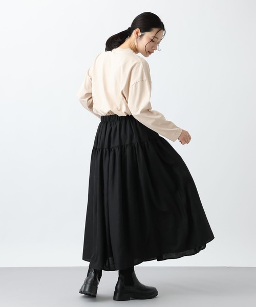 studio CLIP（スタディオクリップ）の「《natural by clip》アソートプリントロングTシャツ（Tシャツ/カットソー・レディース・その他4/その他1/その他2/その他3/その他5・FREE）」の16枚目の写真