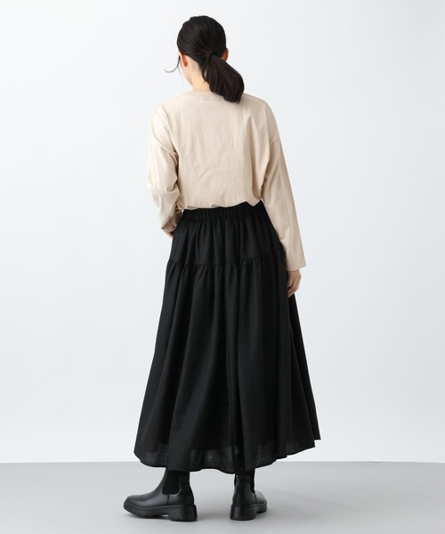 studio CLIP（スタディオクリップ）の「《natural by clip》アソートプリントロングTシャツ（Tシャツ/カットソー・レディース・その他4/その他1/その他2/その他3/その他5・FREE）」の17枚目の写真