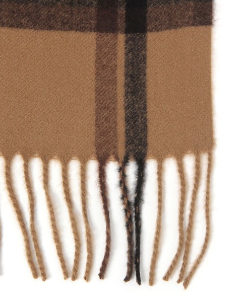 BAYFLOW(ベイフロー)の「カシミヤタッチチェックストール(ストール/ショール・レディース・グレー/ライトブラウン/ネイビー/ブラウン・FREE)」の18枚目の写真