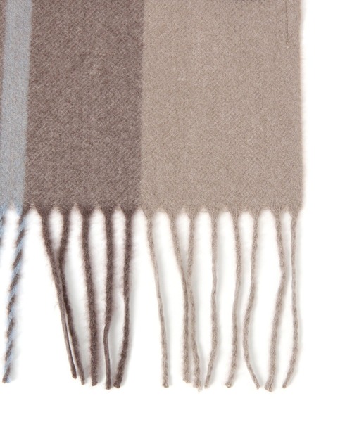 BAYFLOW(ベイフロー)の「カシミヤタッチチェックストール(ストール/ショール・レディース・グレー/ライトブラウン/ネイビー/ブラウン・FREE)」の20枚目の写真