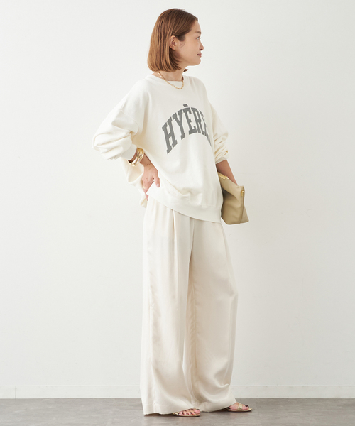 Deuxieme Classe(ドゥーズィエムクラス)の「HYERES スウェット(Tシャツ/カットソー・レディース・ホワイト/ベージュ・FREE)」の10枚目の写真