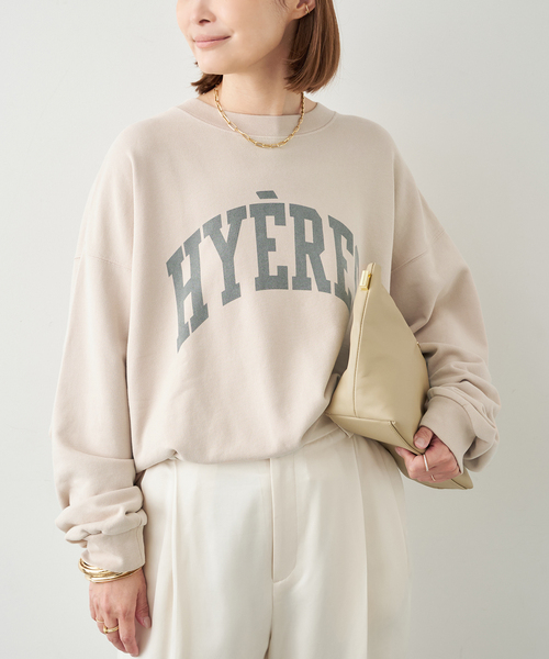 Deuxieme Classe(ドゥーズィエムクラス)の「HYERES スウェット(Tシャツ/カットソー・レディース・ホワイト/ベージュ・FREE)」の12枚目の写真