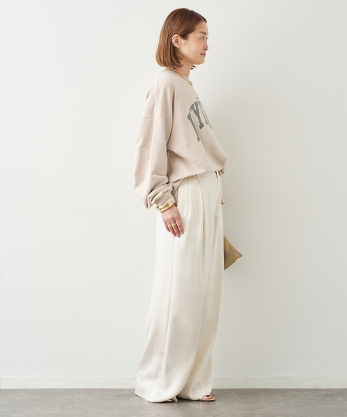 Deuxieme Classe(ドゥーズィエムクラス)の「HYERES スウェット(Tシャツ/カットソー・レディース・ホワイト/ベージュ・FREE)」の16枚目の写真