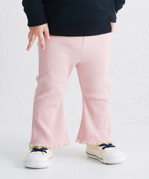 【WEB限定】リブニットフレアパンツ