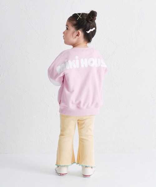 MIKI HOUSE(ミキハウス)の「【WEB限定】リブニットフレアパンツ(その他パンツ・キッズ・ネイビー/ホワイト/ピンク/イエロー・120cm/110cm/100cm/90cm/80cm/130cm)」の12枚目の写真