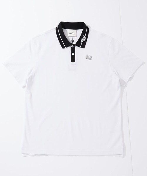 BOY LONDON（ボーイロンドン）の「【BOY LONDON】BICOLOR POLO SHIRT（ポロシャツ・メンズ・ホワイト・MEDIUM/LARGE/X-LARGE）」の6枚目の写真
