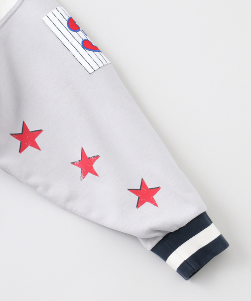 adidas Originals(アディダスオリジナルス)の「adidas / アディダス アーカイブ ベースボール スウェットシャツ(スウェット・メンズ・グレー・LARGE/MEDIUM)」の4枚目の写真