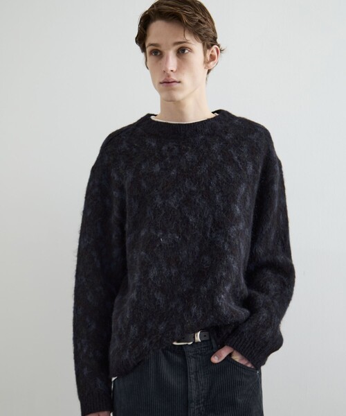 PUBLIC TOKYO(パブリックトウキョウ)の「グラデーションソフトモヘアニット(ニット/セーター・メンズ・ブラック/ブラウン/ベージュ・1/2)」の15枚目の写真