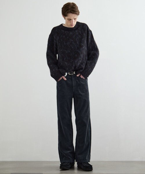 PUBLIC TOKYO(パブリックトウキョウ)の「グラデーションソフトモヘアニット(ニット/セーター・メンズ・ブラック/ブラウン/ベージュ・1/2)」の20枚目の写真