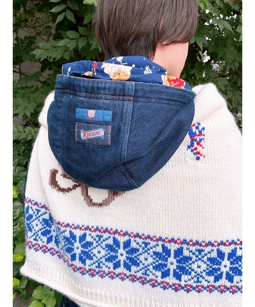 karl helmut カールヘルム 日本製　ダッフルコート　ワンポイント刺繍 KARL HELMUT（カールヘルム）の「デニムダッフルコート（ダッフル