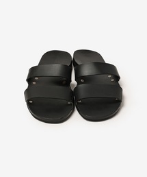 ATTACHMENT（アタッチメント）の「スムースレザー スライドサンダル / SMOOTH LEATHER SLIDE SANDAL（サンダル）」