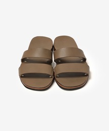 ATTACHMENT（アタッチメント）の「スムースレザー スライドサンダル / SMOOTH LEATHER SLIDE SANDAL（サンダル）」
