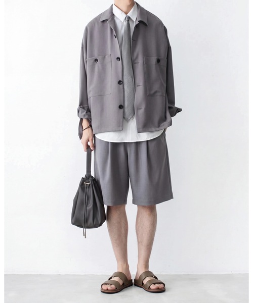 ATTACHMENT（アタッチメント）の「スムースレザー スライドサンダル / SMOOTH LEATHER SLIDE SANDAL（サンダル・メンズ・ブラック/カーキブラウン・43/42/41）」の10枚目の写真