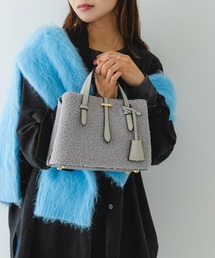 RODE SKO | チャーム付ボアミニバッグ(ハンドバッグ)