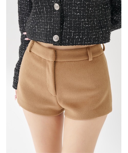 新品タグ付 ダーリッチ メルトンミドルショートパンツ ベージュ Sサイズ 新品タグ付き ダーリッチ メルトンミドルショートパンツ ベージュ S