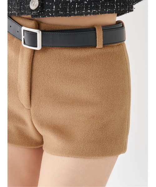 新品タグ付き ダーリッチ メルトンミドルショートパンツ ベージュ M 新品タグ付き ダーリッチ メルトンミドルショートパンツ ベージュ M