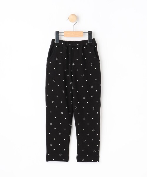 SHOO・LA・RUE（シューラルー）の「【100-150cm】裏シャギーアソート総柄パンツ（その他パンツ・キッズ・グレー系その他/ブラック系1/パープル系1/ブラック系/グリーン系1・15 /14/11/10/13/12）」の2枚目の写真