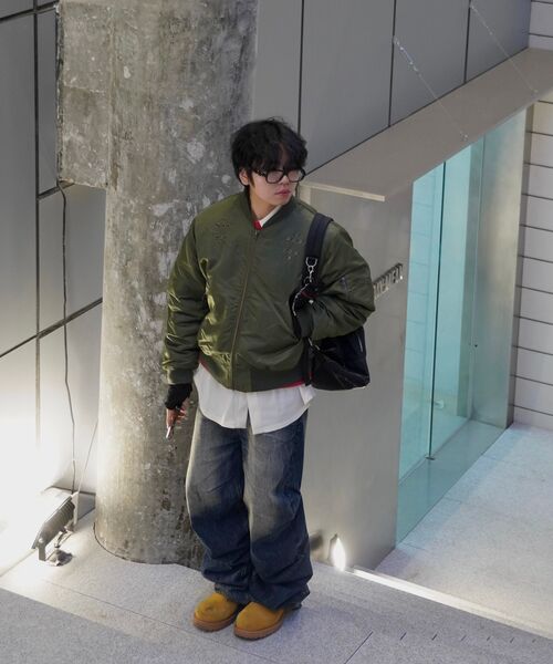 DNSR(ディーエヌエスアール)の「オーバーラップデニムパンツブルー(デニムパンツ・メンズ・その他・MEDIUM/X-LARGE/SMALL)」の8枚目の写真