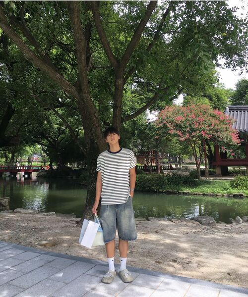 DIMITRI BLACK(ディミトリブラック)の「バイオウォッシングカーペンターバミューダデニムパンツ_ダストインディゴ(その他パンツ・レディース・その他・SMALL/MEDIUM/LARGE/X-LARGE/XX-LARGE)」の16枚目の写真