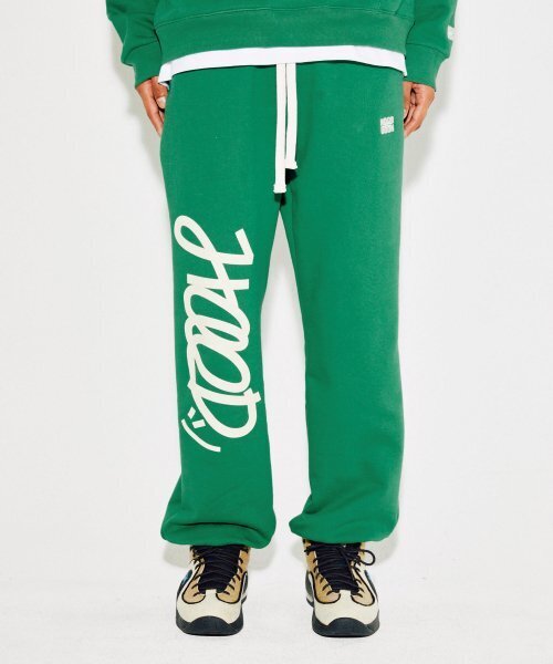 HOODHOOD(フッドフッド)の「シグネチャーロゴスウェットパンツグリーン(スウェットパンツ・メンズ・その他・LARGE/X-LARGE/MEDIUM)」の2枚目の写真