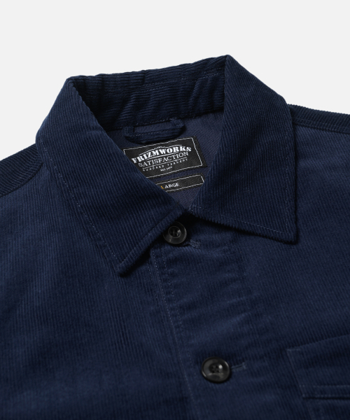 FRIZMWORKS(フリズムワークス)の「CORDUROY FRENCH WORK JACKET _ NAVY(その他アウター・メンズ・その他・MEDIUM/LARGE/X-LARGE/SMALL)」の4枚目の写真